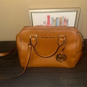 Michael Kors Brown Leather Satchel